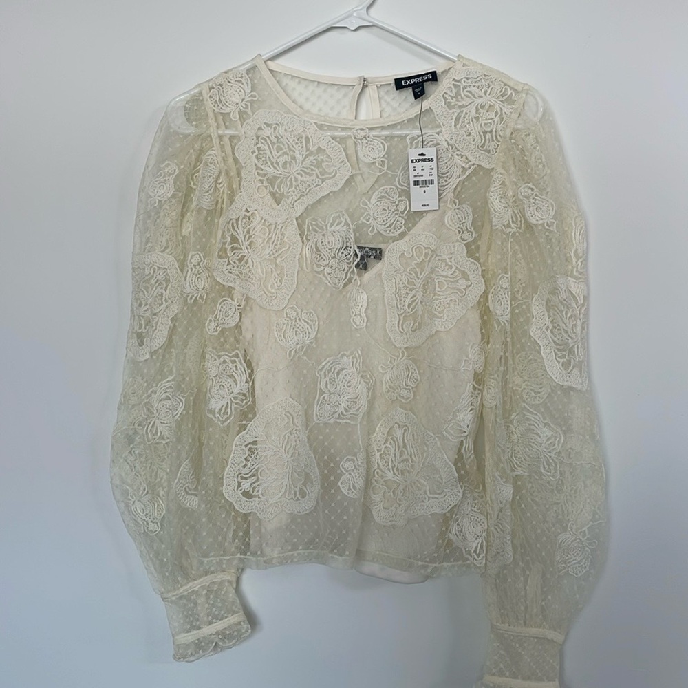 Express lace blouse